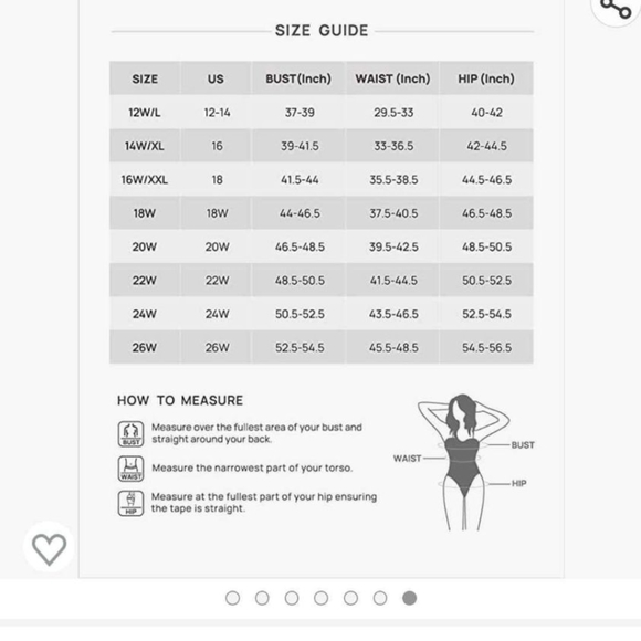 Daci tummy control bathing suit size 20 - Picture 3 of 3